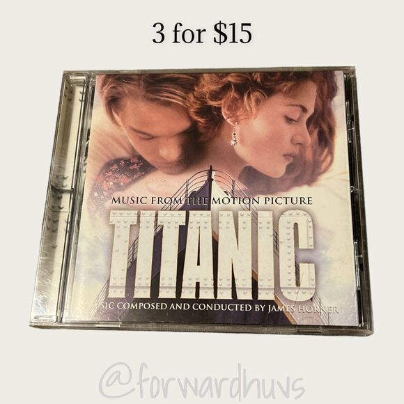 Bundle Sale 3 for $15 Titanic: The Soundtrack CD - Picture 1 of 6